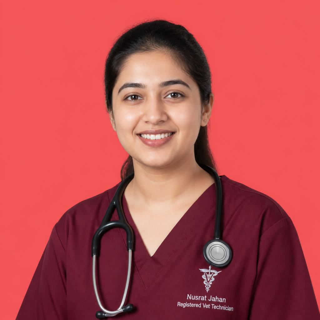 Nusrat Jahan, Registered Vet Technician