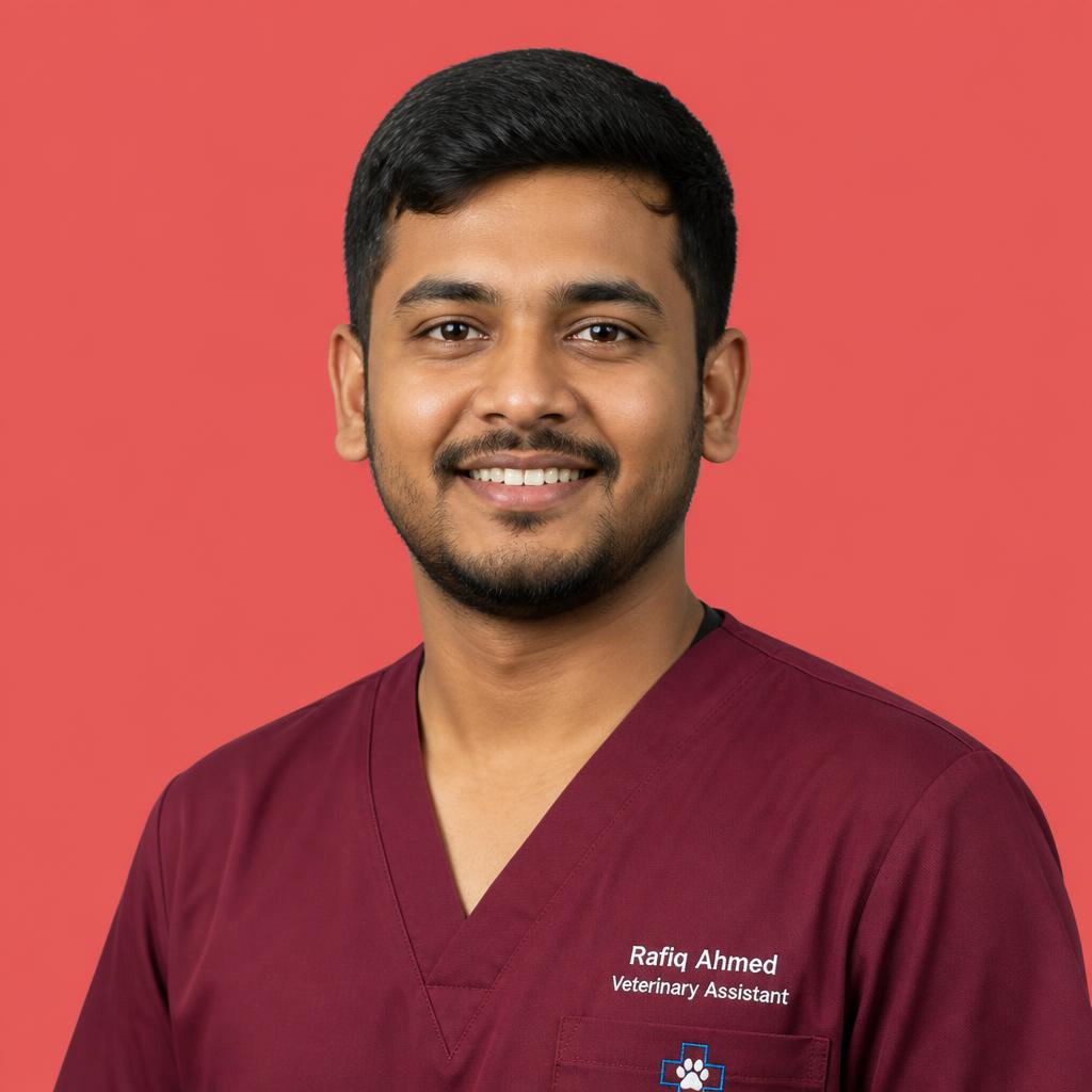 Rafiq Ahmed, Veterinary Assistant